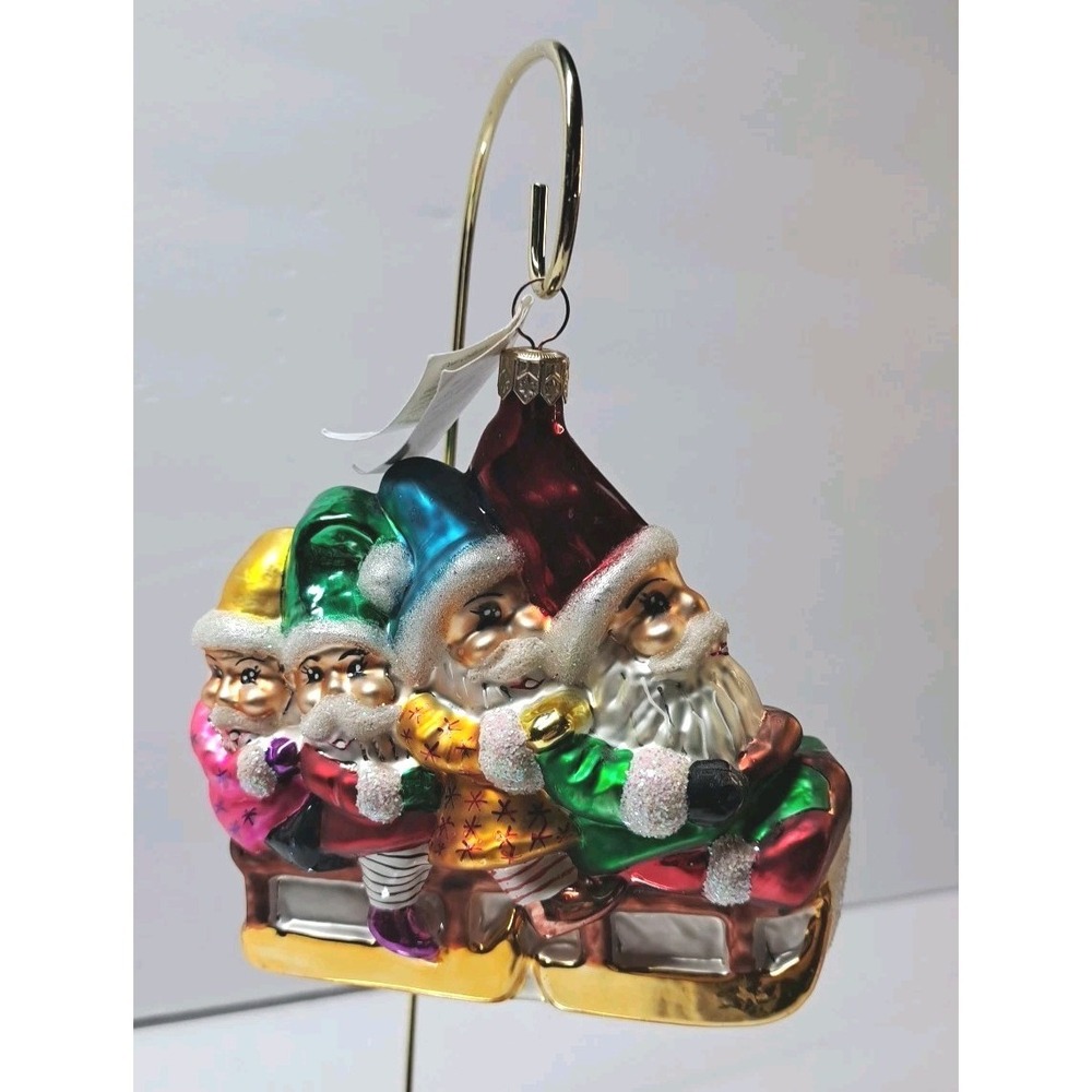 Christopher Radko‎ Ornament Bob Squad Santas Elves 1996 Vintage Retired NWT